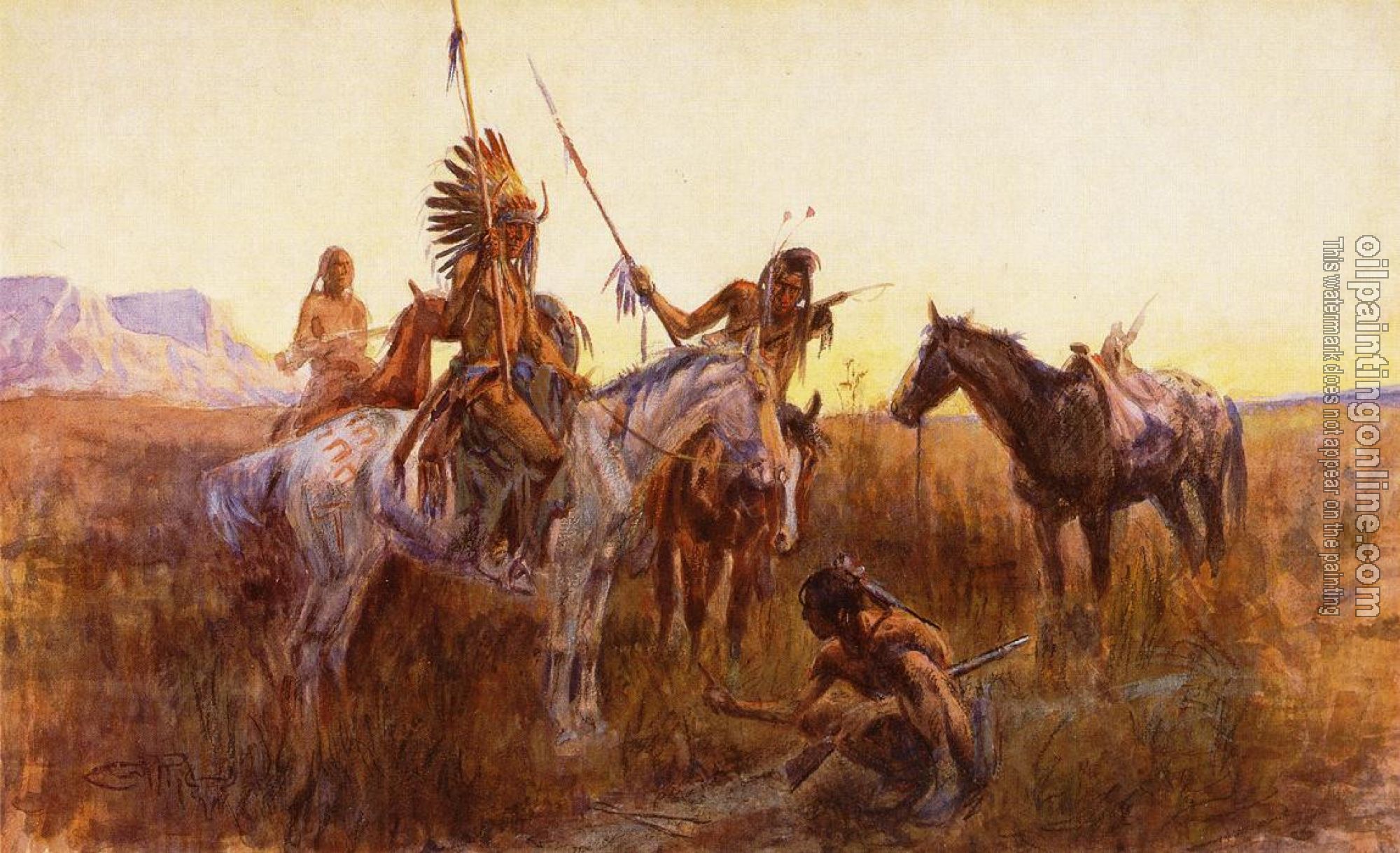 Charles Marion Russell - The Lost Trail